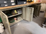 FLR B2: CABINET & CONTENTS: ASSORTED WELDING EQUIPMENT & ROD, LUBRICANTS, CLEANING SUPPLIES & MISC.