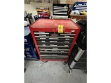 FLR B2: CRAFTSMAN 12-DRAWER PORTABLE TOOLBOX & CONTENTS IN BOX
