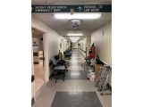 FLR 1: CONTENTS OF ULTRASOUND & IMAGING WING (LEVEL 1): ASSORTED SEATING, STEP STOOLS, DECORATIONS,