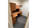 FLR 1: CONTENTS OF EMERGENCY DEPT. CLINICAL NURSE LEAD OFFICE: MODULAR WORK STATION W/ OVERHEAD