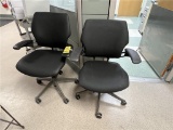 FLR 1: (2) HUMANSCALE SWIVEL OFFICE CHAIRS
