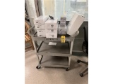 FLR 1: RUBBERMAID BUS CART & ASSORTED PROTECTIVE WEAR