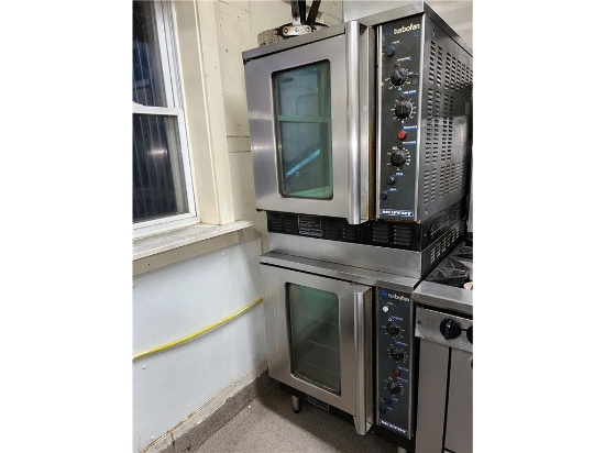 MOFFAT TURBO FAN 32 DOUBLE STACK CONVECTION OVEN, FULL SIZE 4-PAN