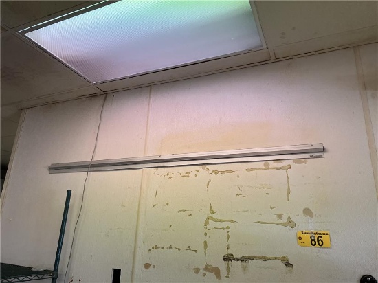 (2) 6' INFRA ALUMINUM SLIP HOLDERS, WALL MOUNTED