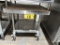 KCS STAINLESS STEEL APPLIANCE STAND WITH LOWER STAINLESS STEEL SHELF, ON CASTERS