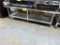 STAINLESS STEEL APPLIANCE STAND 6' X 2' X 2'H WITH LOWER GALVANIZED SHELF