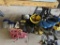 SAFETY LOT: KNEE PADS, FACE SHIELDS, HARD HATS, HARNESS, ROPE, SLINGS