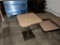 LOT: ASSORTED TABLE TOPS W/BASES: (7) 48