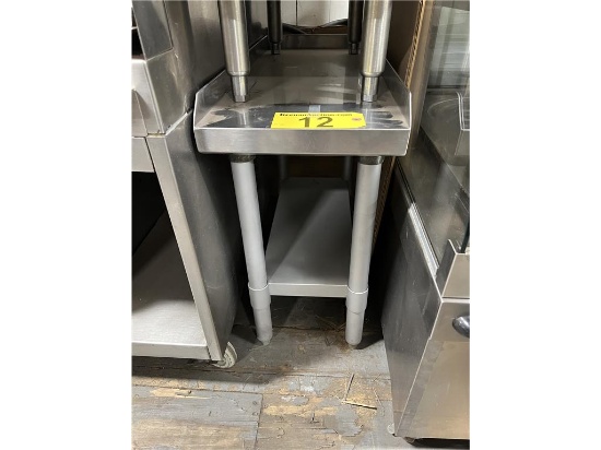 STAINLESS STEEL TOP APPLIANCE STAND 28" X 12.5"