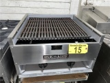 AMERICAN RANGE 2' X 2' COUNTERTOP STAINLESS STEEL CHARBROILER, NATURAL GAS, 2-BURNER