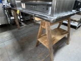 STAINLESS STEEL TABLETOP 8' X 2'