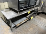 STAINLESS STEEL APPLIANCE STAND 5' X 2' X 2' H