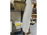 LOT: (8) UNCOMMON WHITE DOUBLE LINED 1/2 APRONS
