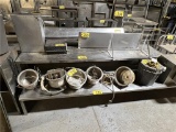 (2) STAINLESS STEEL RISERS, 8' X 12