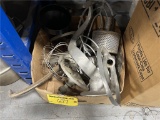 LOT: ASSORTED MIXER PARTS & ATTACHMENTS, WHIPS, DOUGH HOOKS, GRINDER PARTS, PADDLES