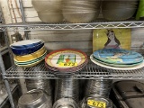 LOT: 16-ASSORTED SERVING PLATTERS, TRAYS