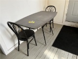 3-PIECE DINING TABLE SET (VINTAGE TABLE)