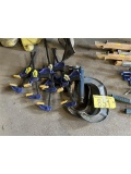 LOT: (5) IRWIN QUICK GRIP CLAMPS & (2) C-CLAMPS