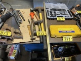 LOT OF SLEDGE HAMMERS & PRY BARS