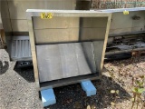 CAPTIVEAIRE 4' X 4' X 2' STAINLESS STEEL VENTILATION HOOD
