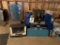 LOT: HEATER, CAMPING GEAR, COOLER, TABLE, COT, L.L. BEAN WADERS