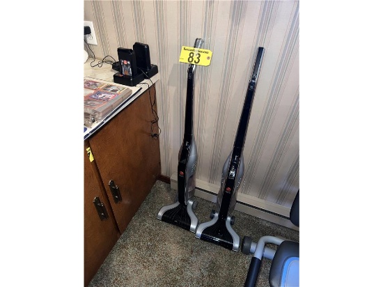 (2) HOVER LINX CORDLESS FLOOR CLEANERS 18.0V LITHIUM-ION W/CHARGERS
