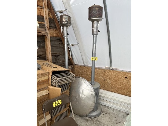(2) PROCHEF 8'H PATIO HEATERS, MODEL 140100