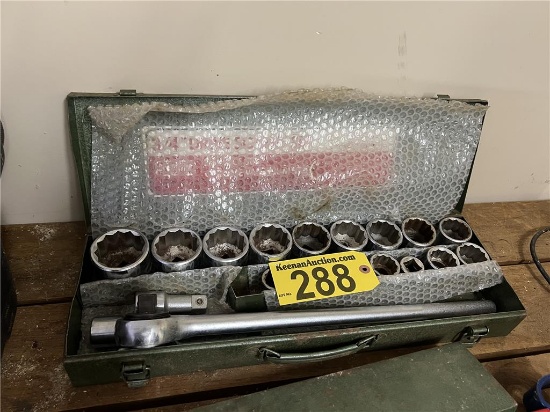 CRESTLINE 3/4" 23-PC SOCKET SET, SAE