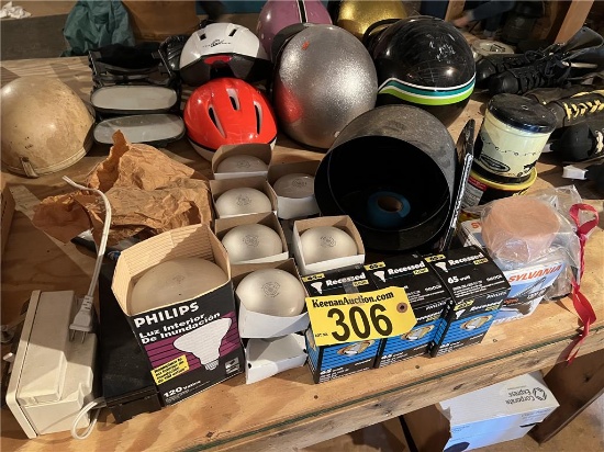 ASSORTED LIGHT BULBS & MISC.