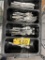 LOT: ASSORTED SILVERWARE WITH CADDY