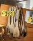 LOT: 9-WOODEN SPOONS
