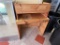 WOODEN TRASH/RECYCLING STAND