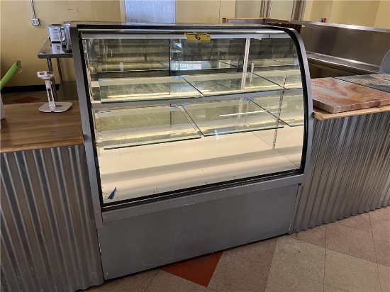 QBD MODULAR SYSTEMS MODEL CVD5052 LIGHTED 4' PASTRY DISPLAY