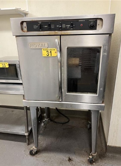 ROYAL CONVECTION OVEN, 2-DOOR, STAINLESS STEEL, NAT GAS