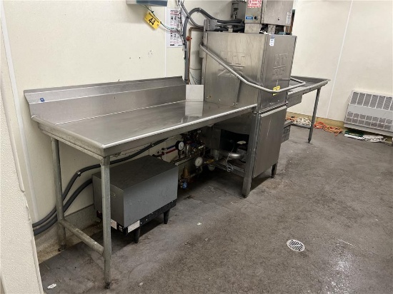 AMERICAN DISH SERVICE MODEL HT-25 72 RACK/HR RACK DOOR TYPE DISHWASHER, LIST PRICE: $9,987