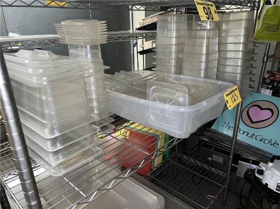 LOT: (40) 1/6 SIZE X 6" CONTAINERS