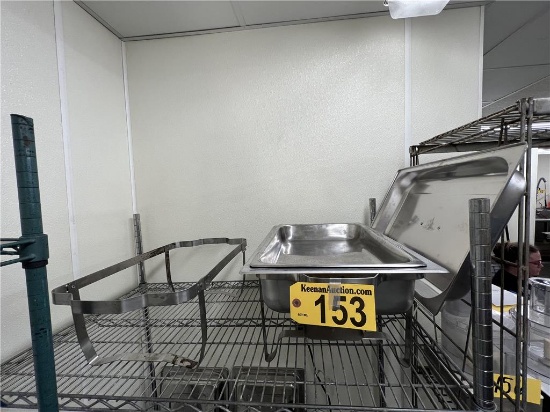 LOT: (2) CHAFING TRAYS WITH (1) INSERT