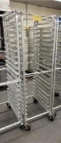 20-PAN, ALUMINUM SHEET PAN RACK, CASTERS