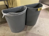 (2) TRASH RECEPTACLES