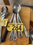 (5) PERFORATED SPOONS