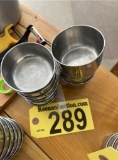 (9) MEASURING CUPS: (6) HALF CUP, (3) 1-CUP