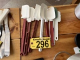 LOT: 9-SILICONE SCRAPERS