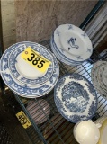 11-PC ASSORTED CHINA: DYNASTY EMPIRE BLUE FINE CHINA, CHURCHILL, BIA CORDON BLEU