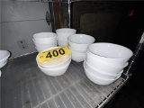 (18) FITZ AND FLOYD EVERYDAY WHITE PORCELAIN BOWLS