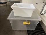 RUBBERMAID TUB & CAMBRO TUB