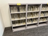 (2) 4-SHELF FILE RACKS, 30