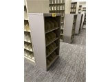 (4) 4-SHELF FILE RACKS, 30