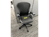 HERMAN MILLER CLASSIC AERON MODEL AE113 MESH BACK MULTITASK SWIVEL OFFICE CHAIR, WIDE SEAT