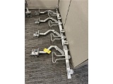 (4) HUMANSCALE DOUBLE MONITOR ARMS