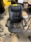 VINYL UPHOLSTERED SWIVEL OFFICE CHAIR